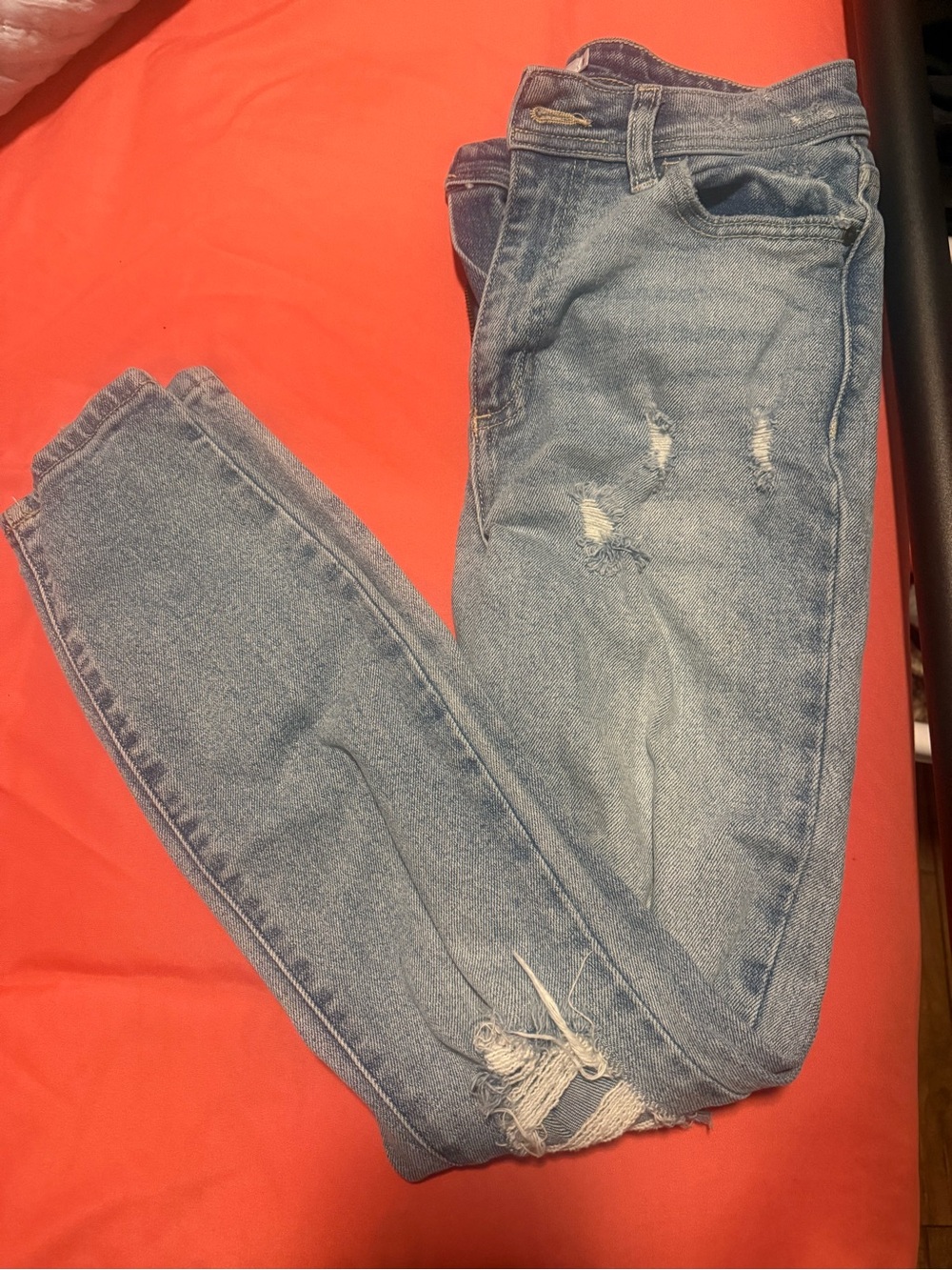 Windsor Light Blue Distressed Skinny Jeans